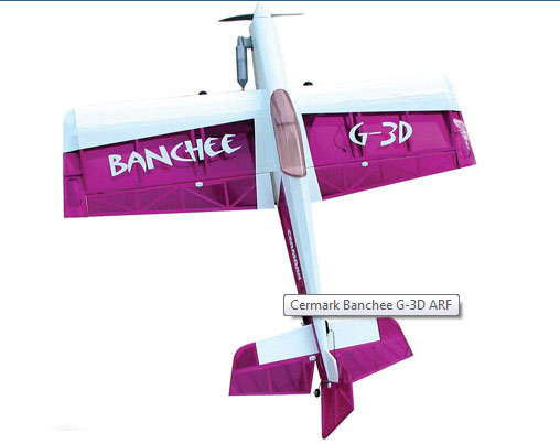 Cermark Banchee G-3D ARF RC AIRPLANE