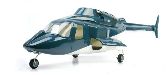 Air Wolf Scale Cabin for Belt-CP (Blue)