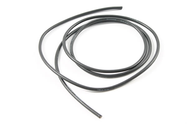 Etronix 100cm Black Silicone Wire - 16SWG