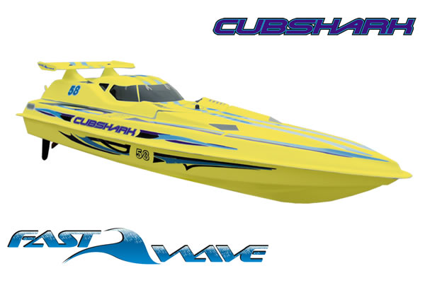 Fast Wave Cubshark EP 650mm Ready-To-Run Racing Boat