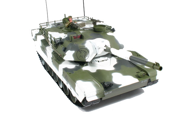 HOBBY ENGINE M1A1 ABRAMS BATTLE RC TANK - WINTER EDITION