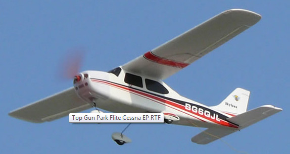 Top Gun Park Flite Cessna Ηλεκτρικό RTF W/LiPo - RC Airplane