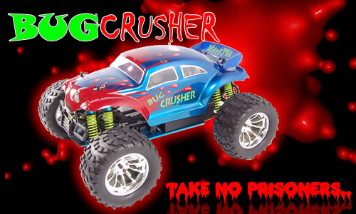 Bug Crusher-1/10 Nitro Radio Controlled Monster Truck