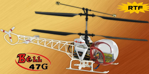 Bell 47G RC Electric Elicopter